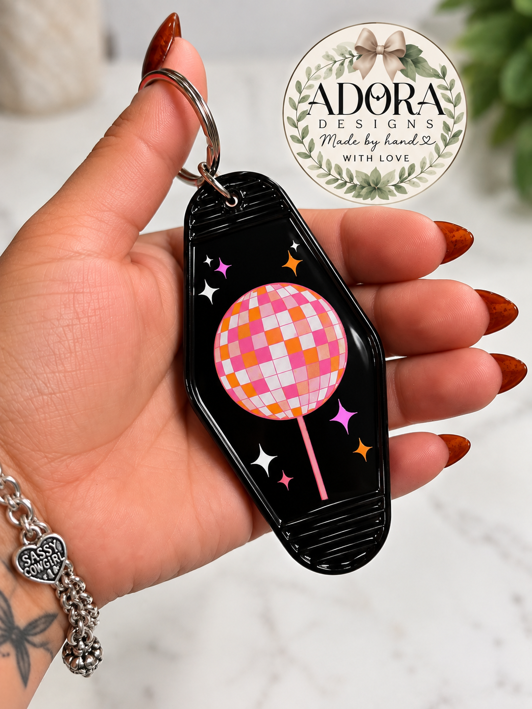 Disco Ball Keychain